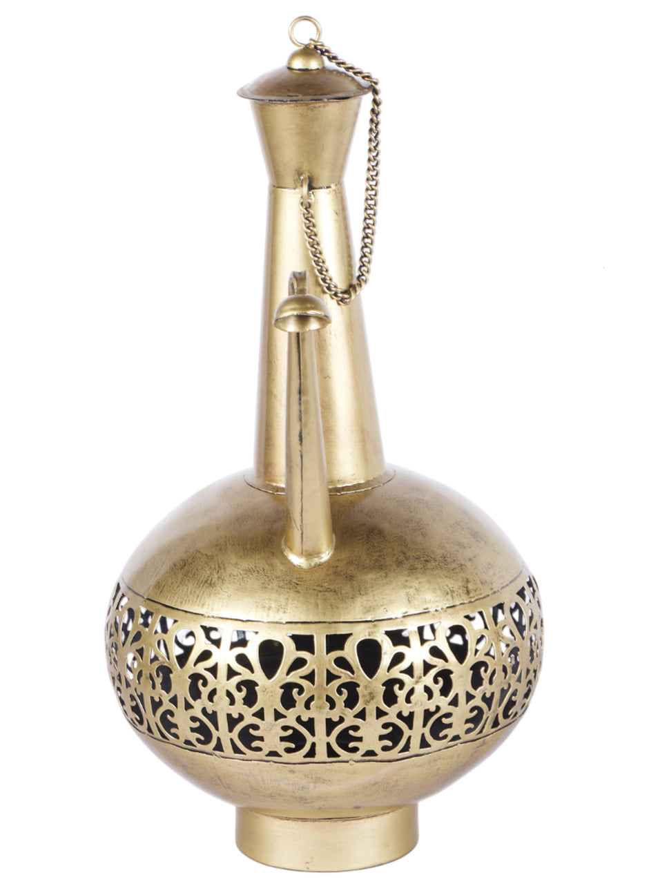Sofia Antique Brass Lantern