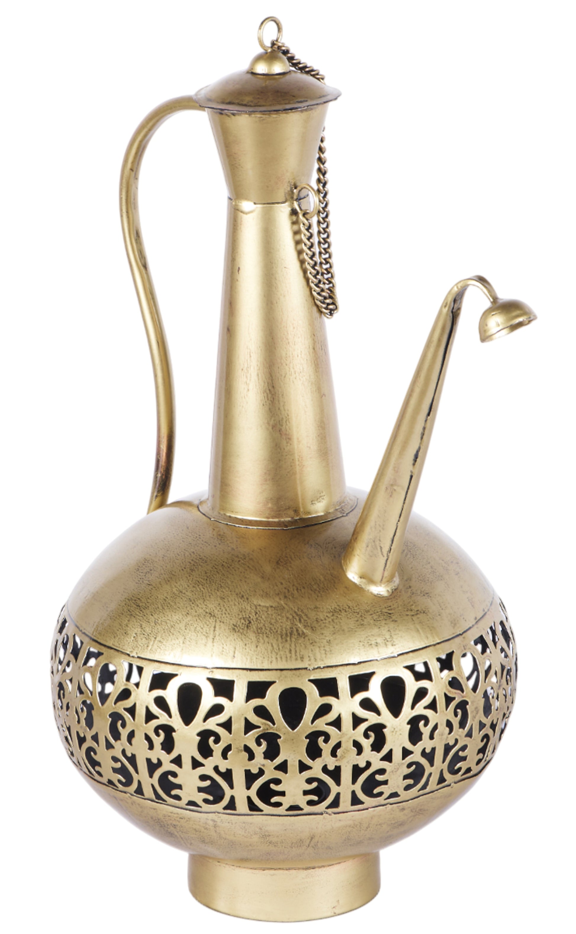 Sofia Antique Brass Lantern