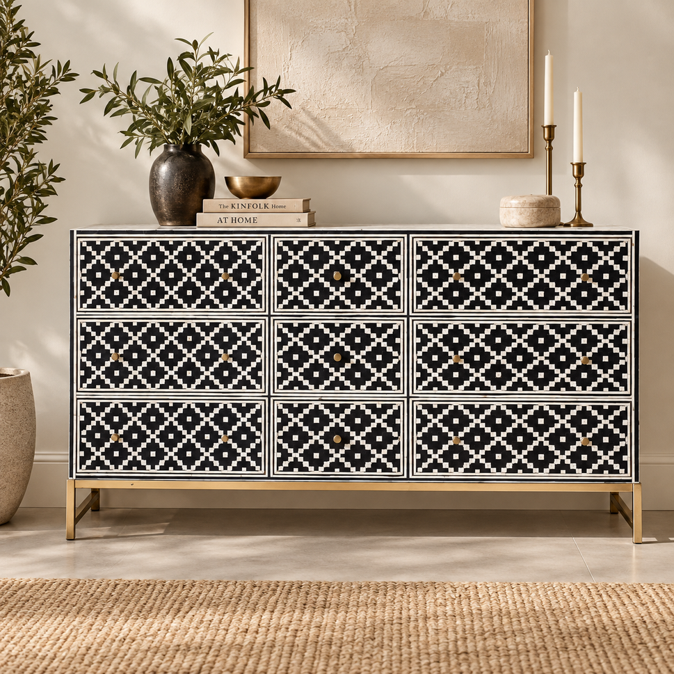Kayla Bone Inlay Dresser