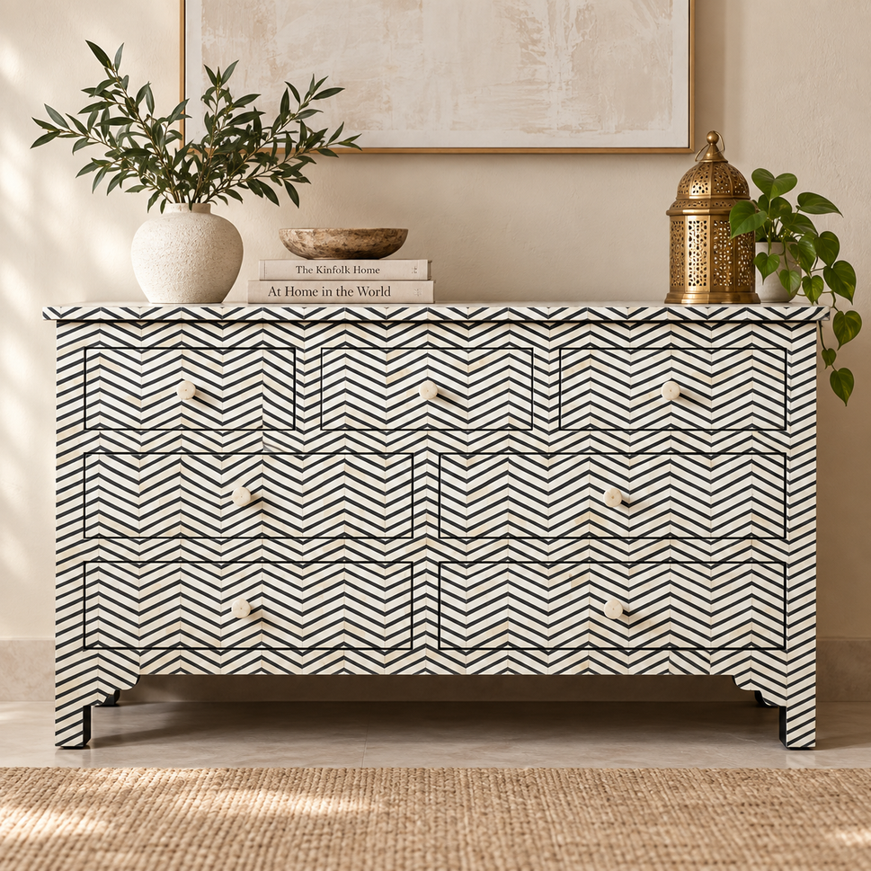 Selene Bone Inlay Dresser