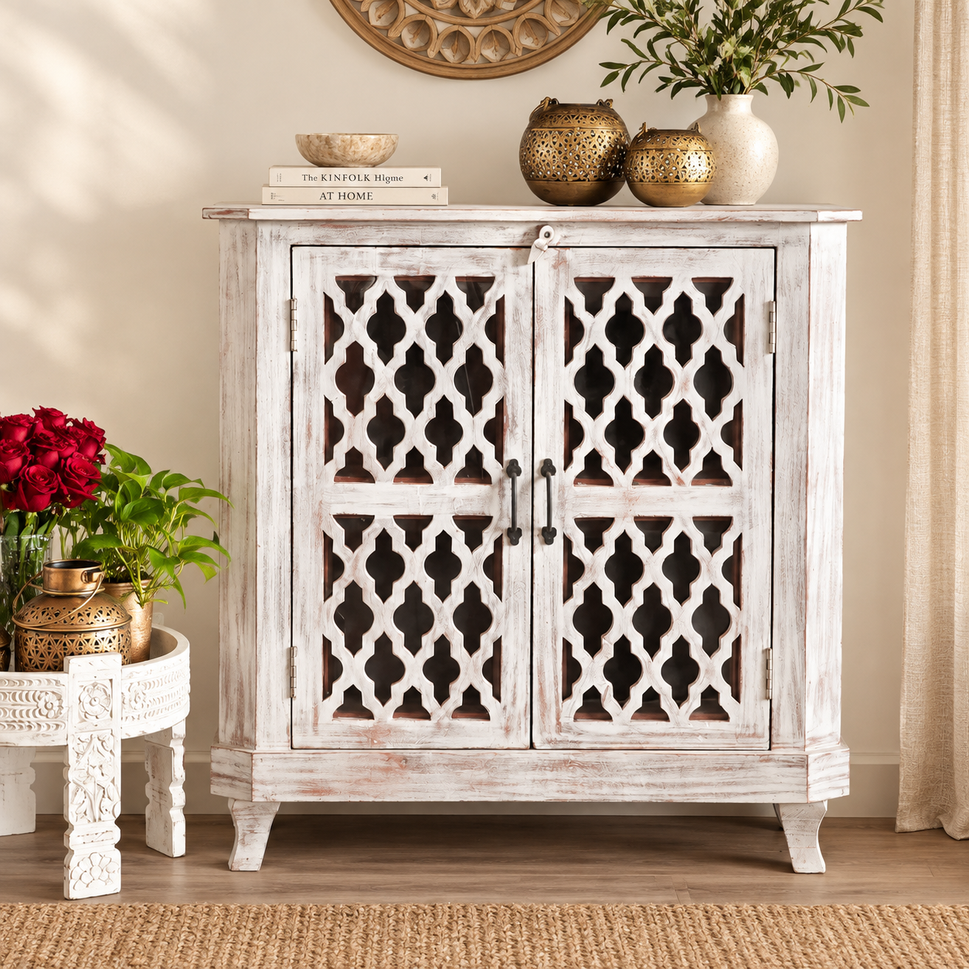 Aarushi Carved Wooden Chest