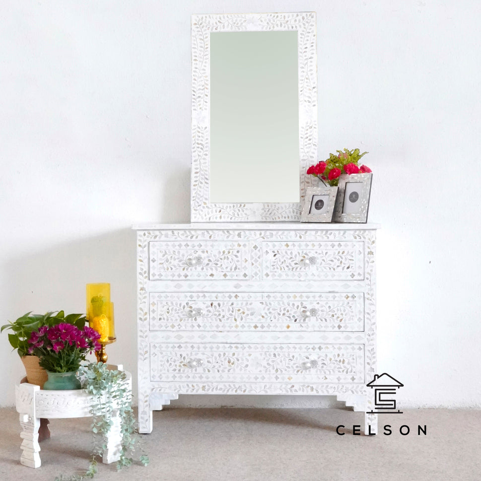 Colin Mother of Pearl Inlay Chest of Drawer