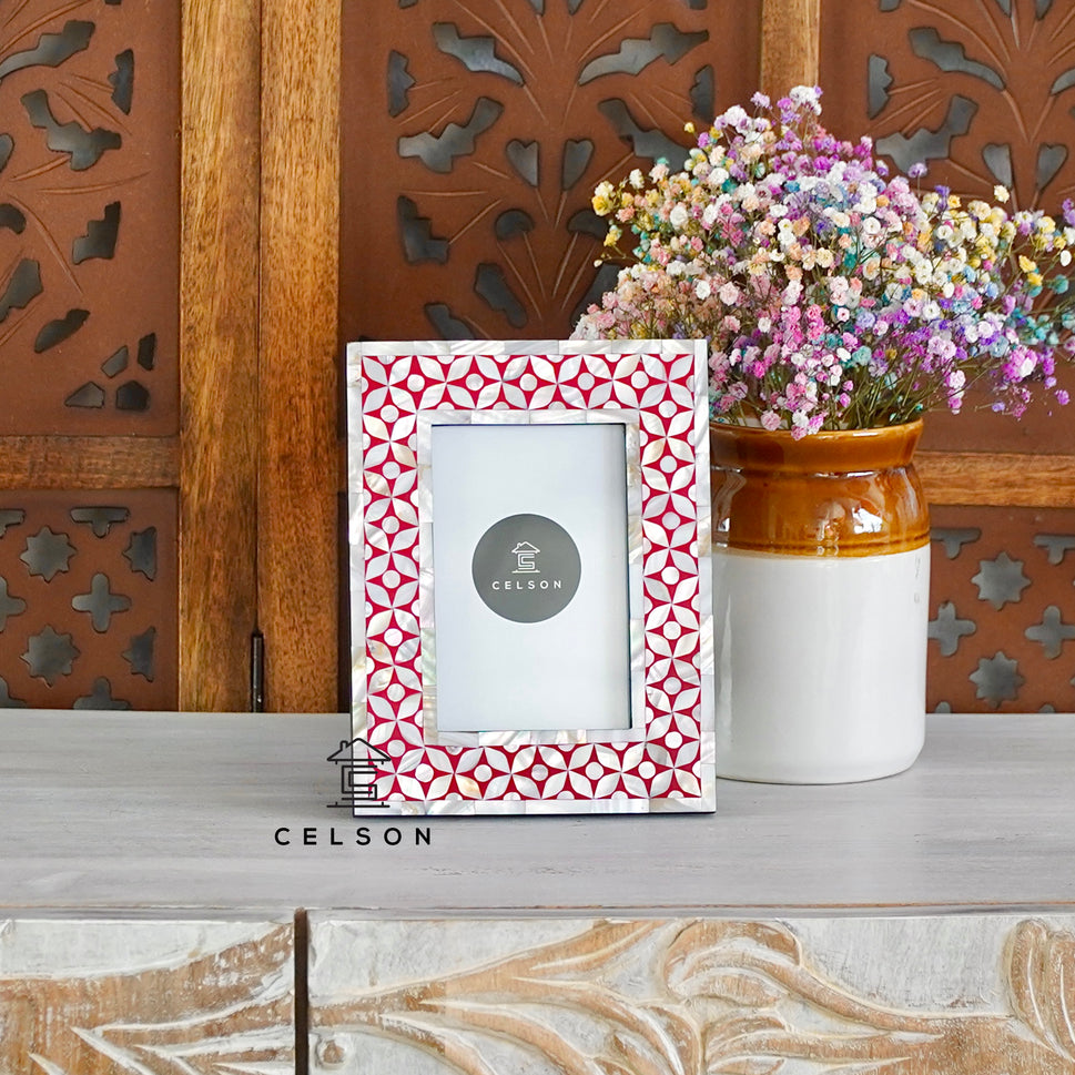 Ivy Mother of Pearl Inlay Photo Frame