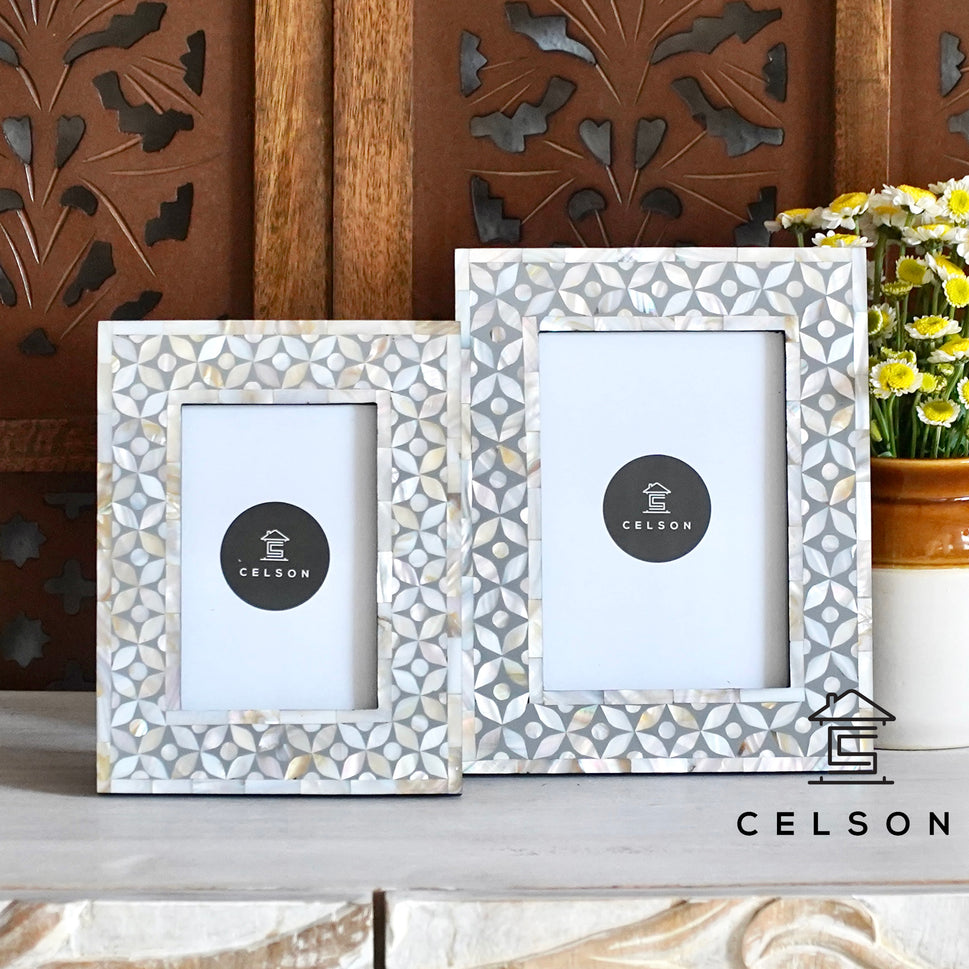 Savy Mother of Pearl Inlay Photo Frame