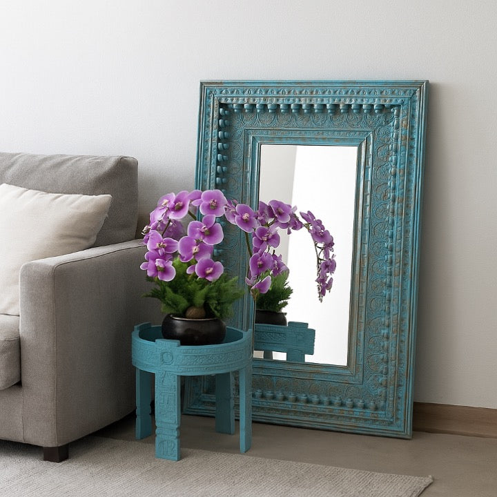 Amritage Spindle Carved Wooden Mirror