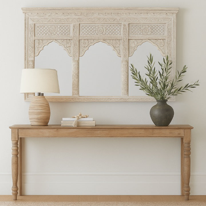 Dimsy Wooden Carved Mirror