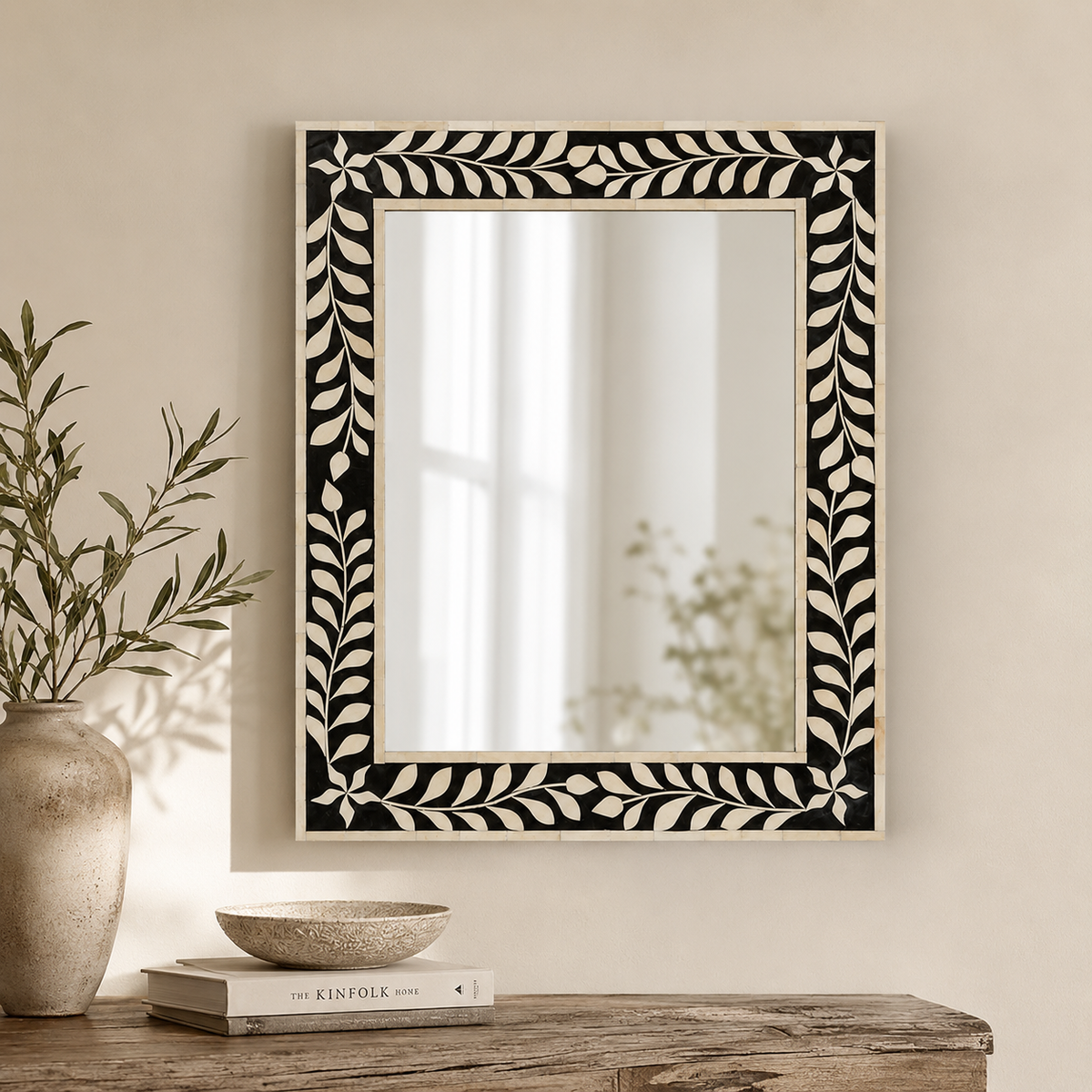Nicca Bone Inlay Mirror