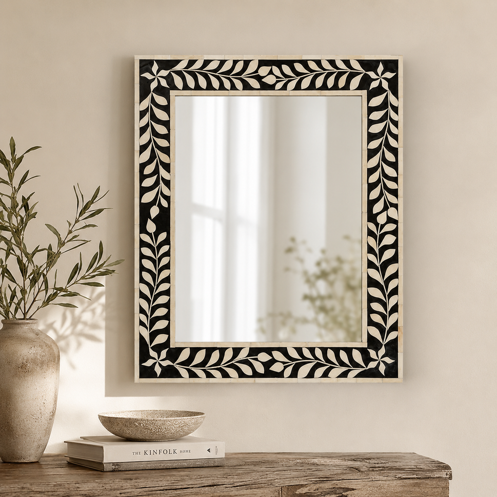Nicca Bone Inlay Mirror