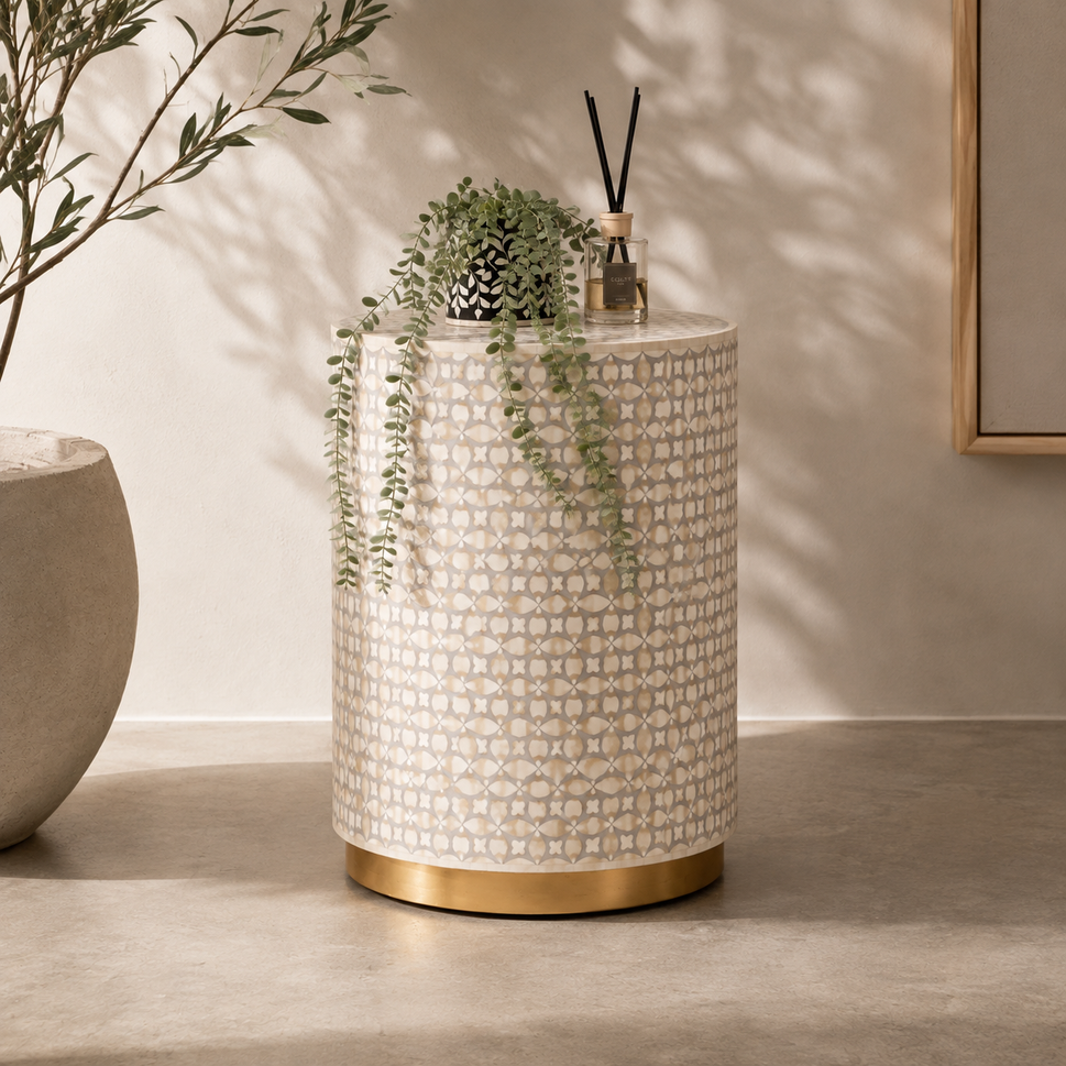 Ted Bone Inlay Stool