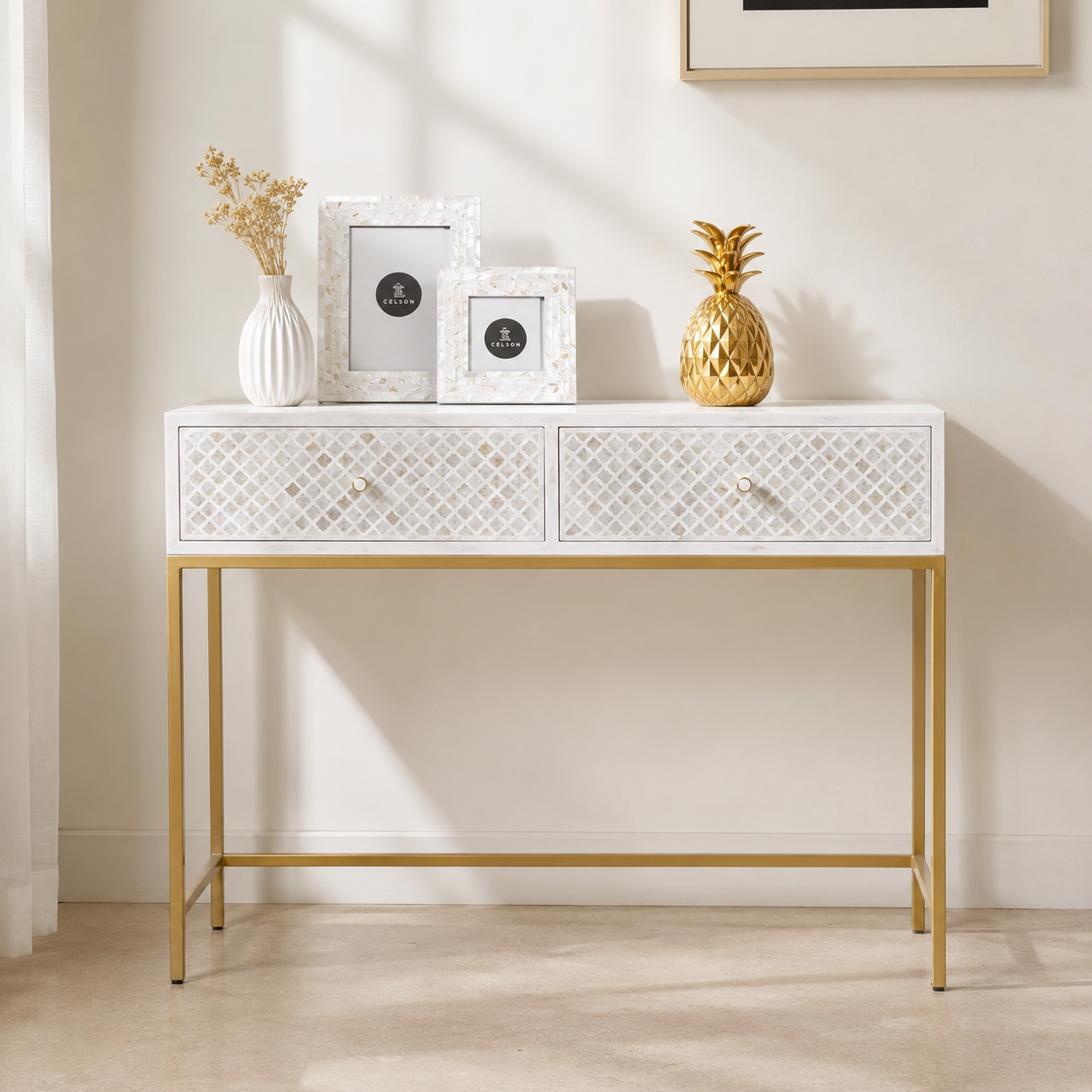 Lauren MOP Inlay Console Table