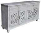 Switch Musial Hand Carved Wooden Sideboard 3 image