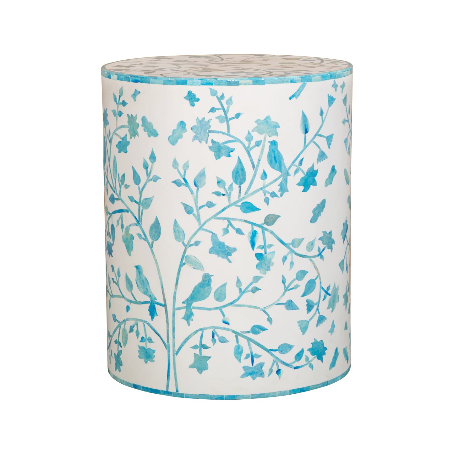 Antika Bone Inlay Stool