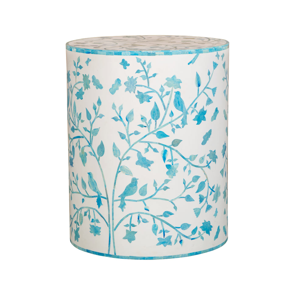 Antika Bone Inlay Stool