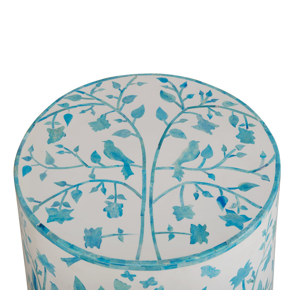 Antika Bone Inlay Stool