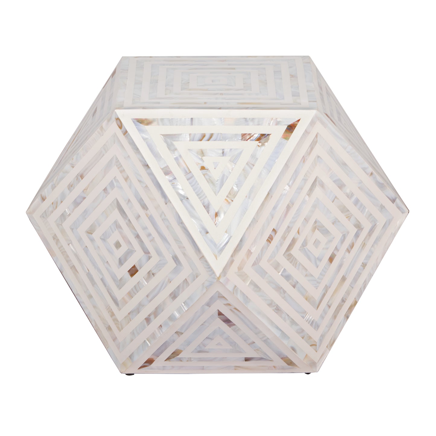 John Mother of Pearl Inlay Stool