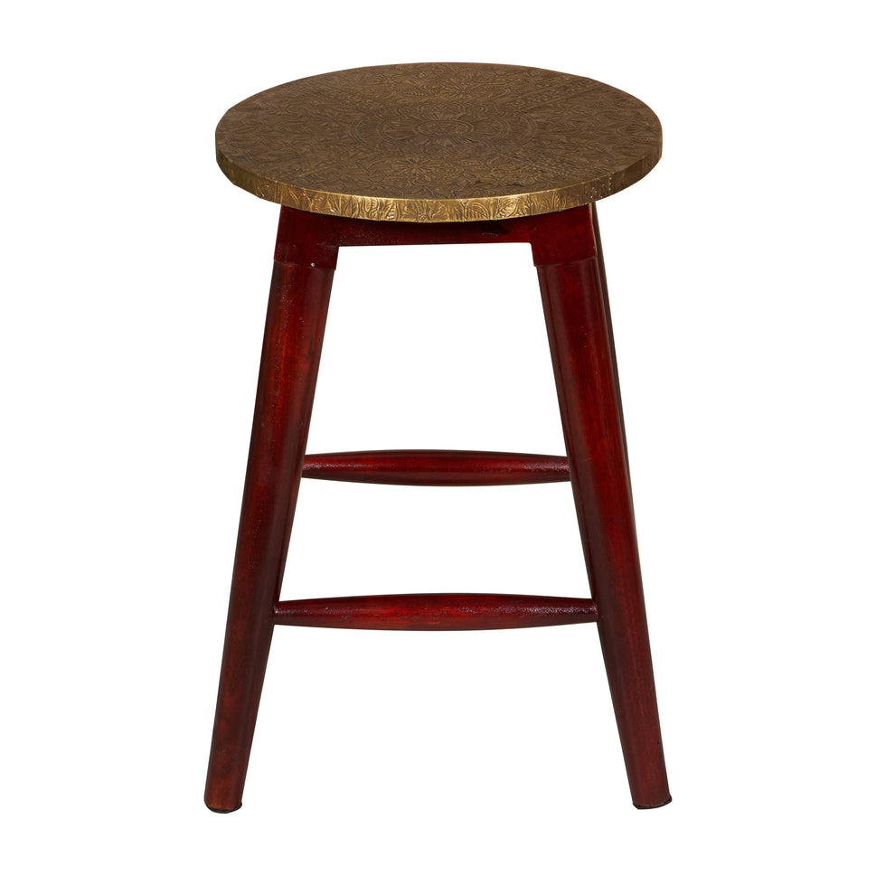 Sandra Brass Fitted Side table