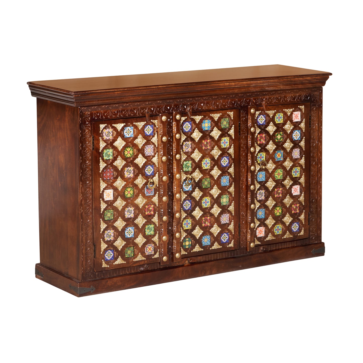 Isabella Hand Carved Wooden Sideboard