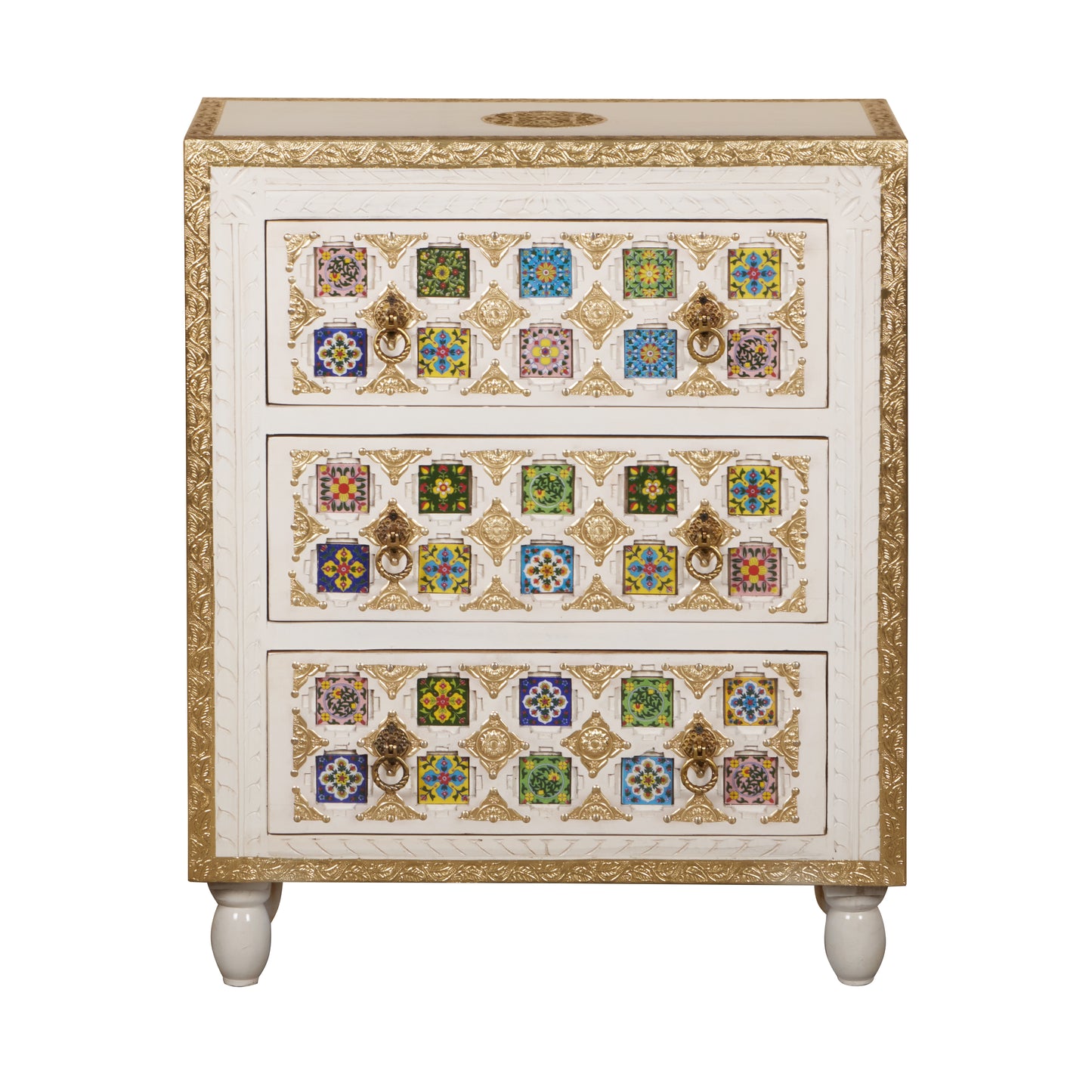 Nick Hand Craved Wooden chest