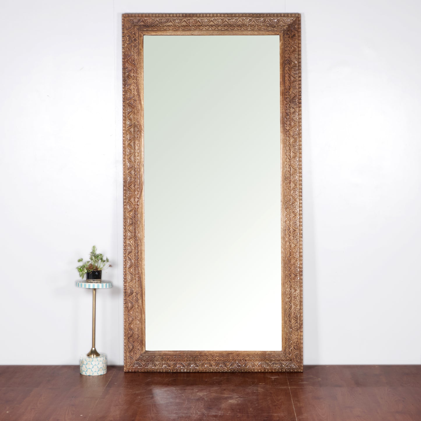 Hari Indian Wood Full Length Mirror
