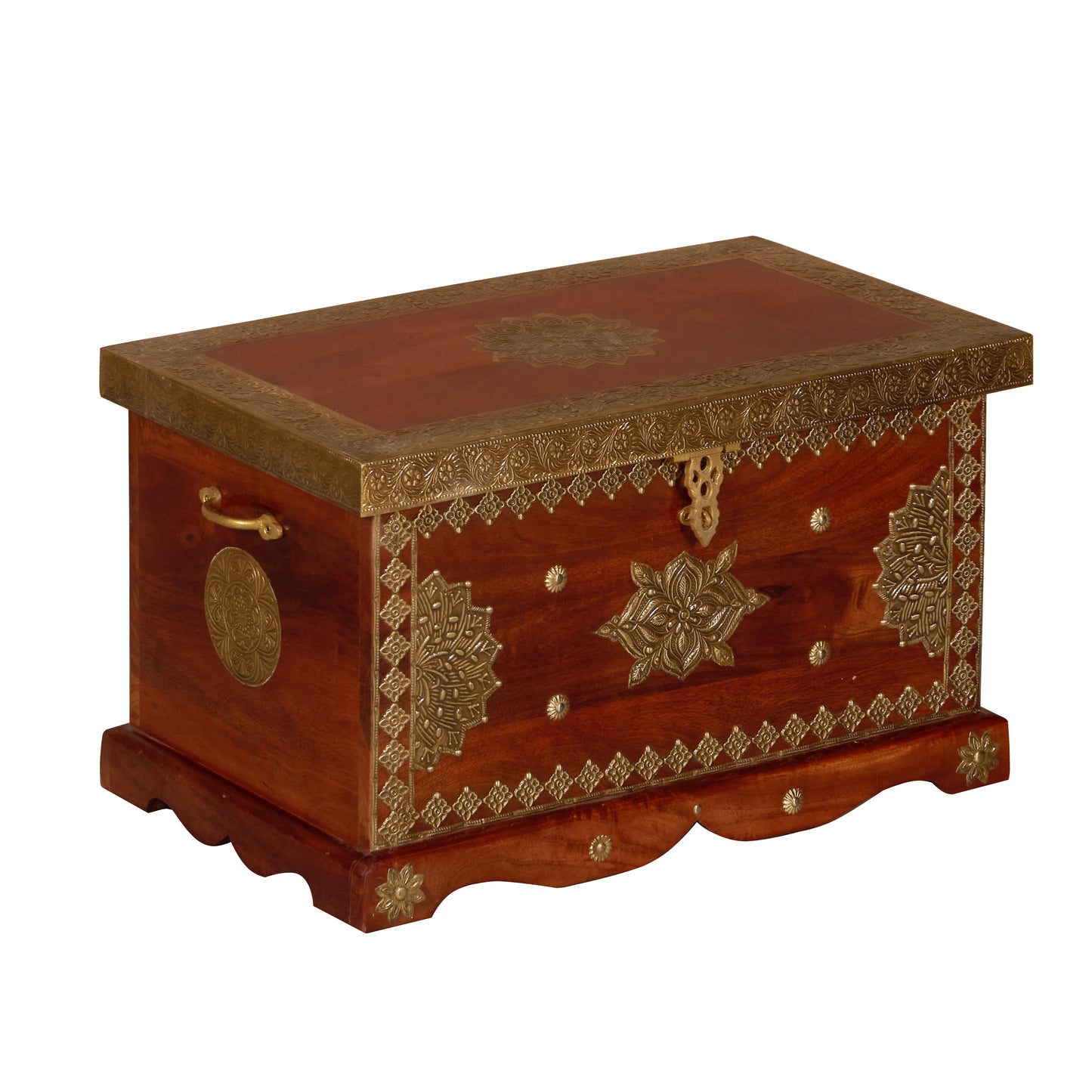 Tanusha Wooden Storage Trunk