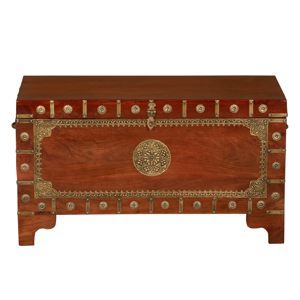 Trisha Wooden Storage Trunk