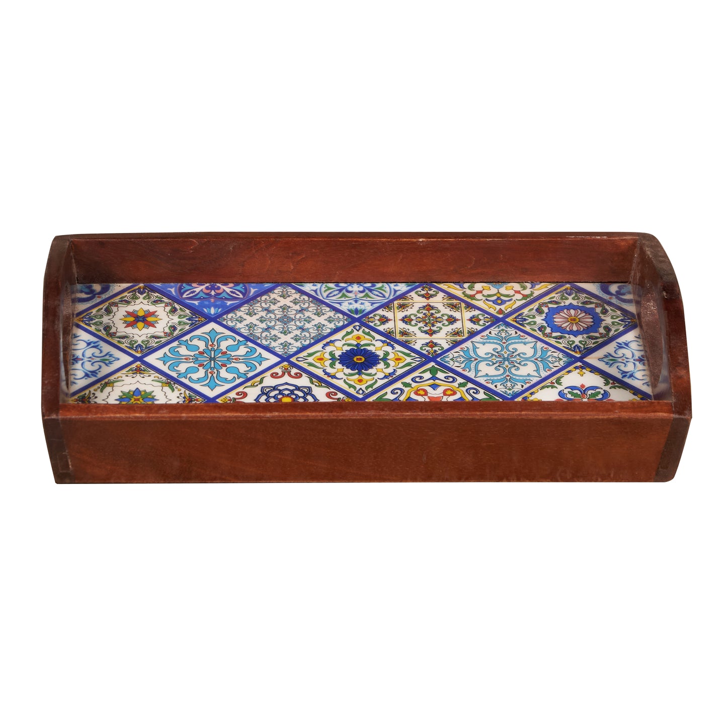 Leena Wooden Tile Tray