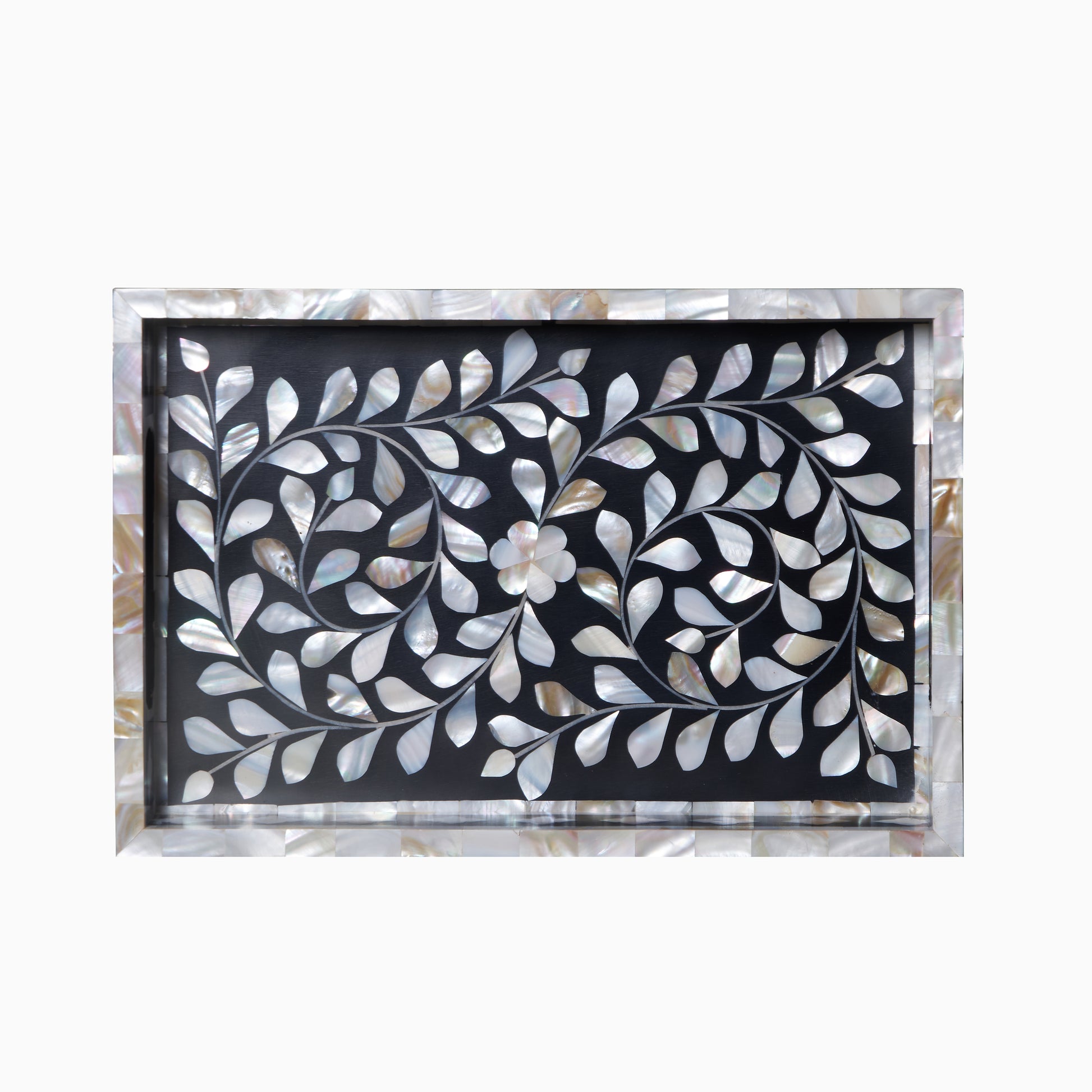 Jade Mother of Pearl Inlay Tray