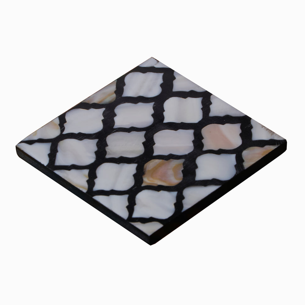 Byran Mother of Pearl Inlay Coaster
