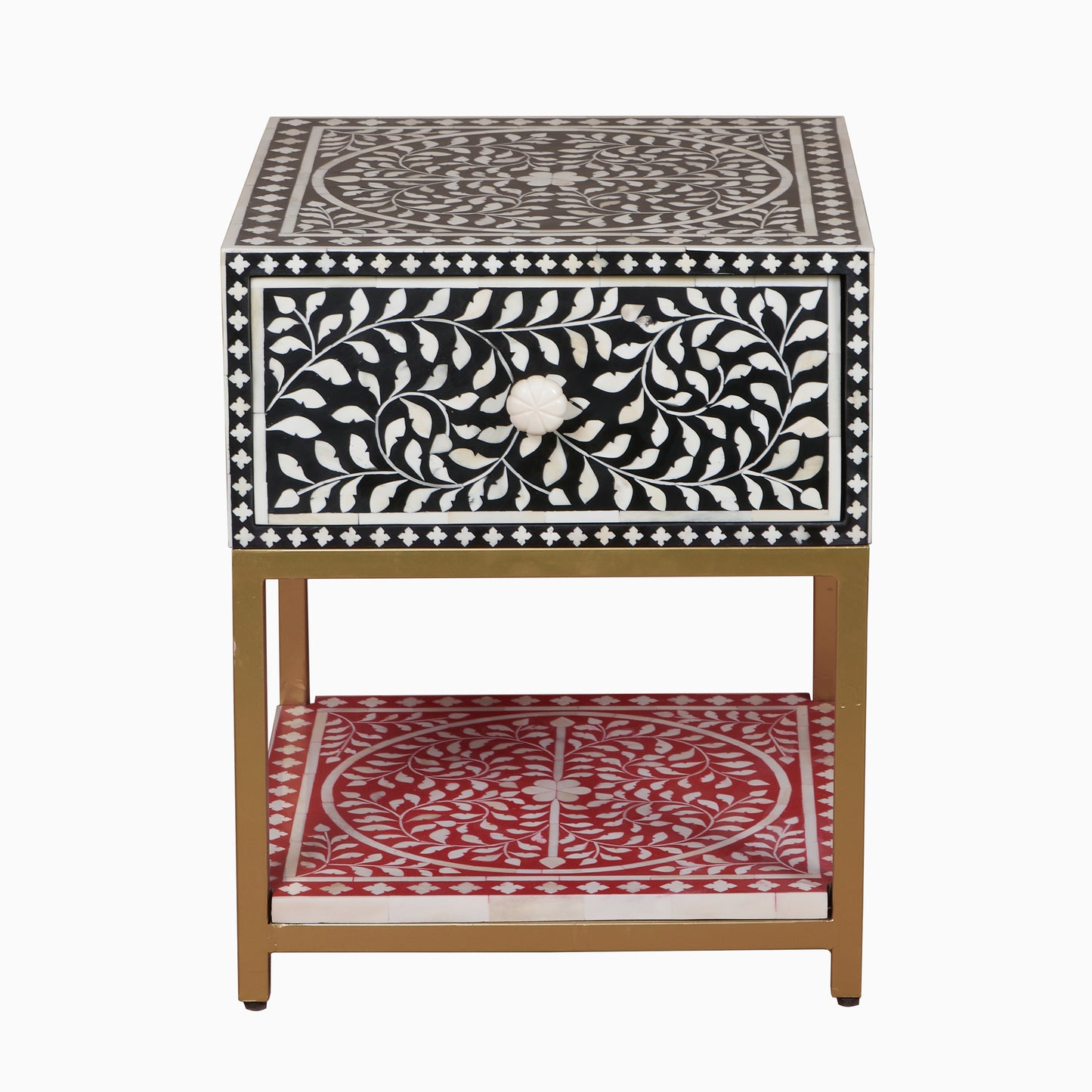 Hazel Bone Inlay Bedside