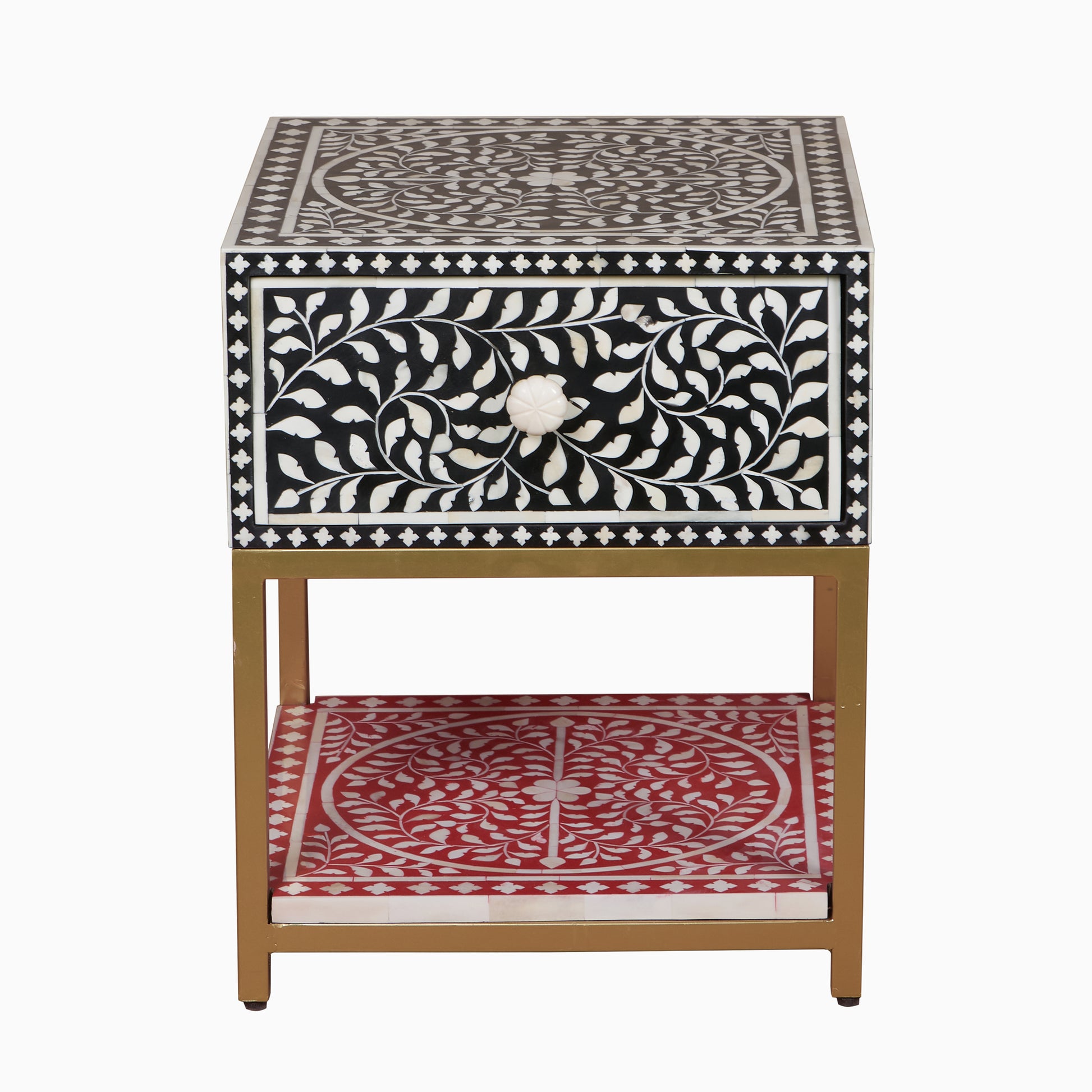 Hazel Bone Inlay Bedside