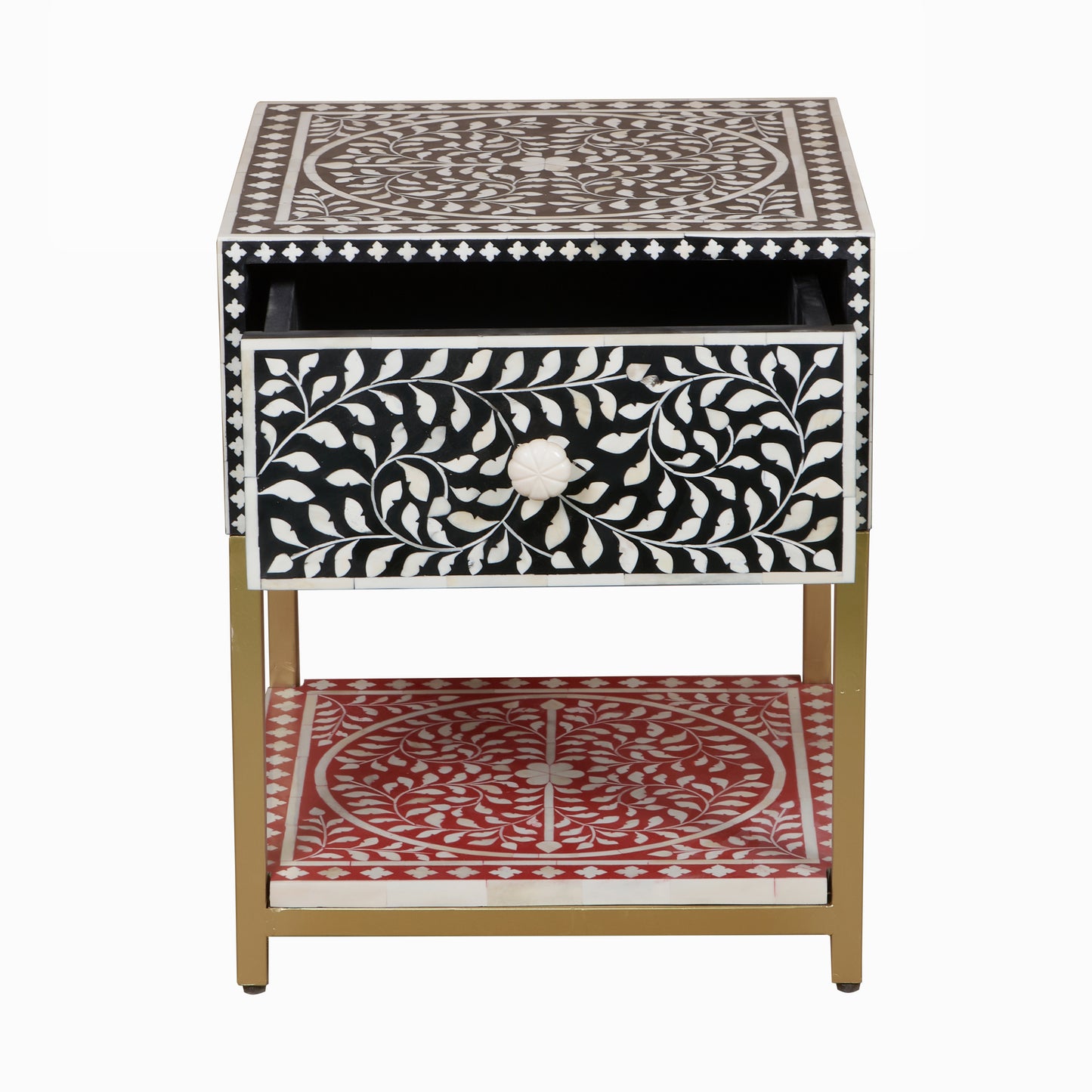 Hazel Bone Inlay Bedside