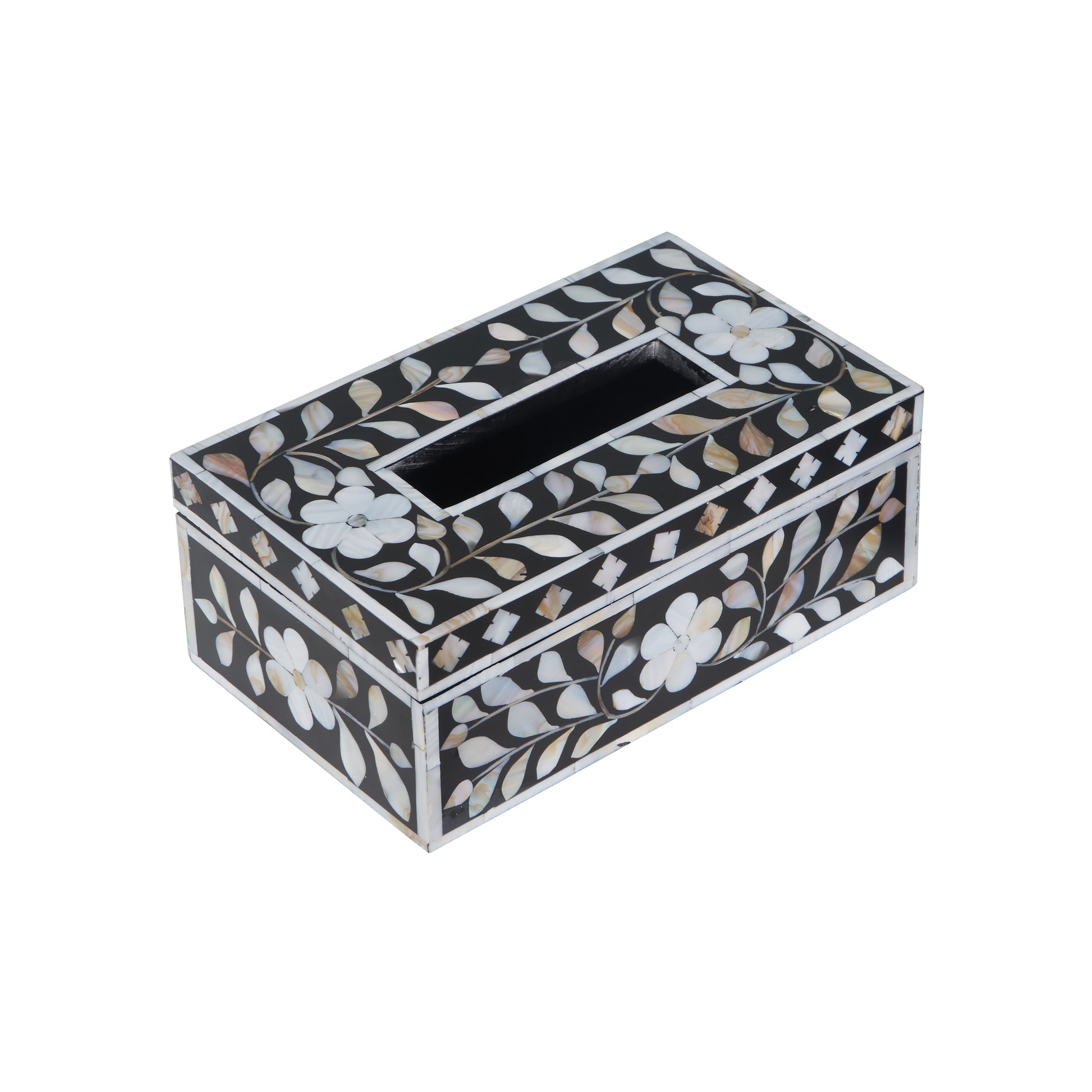 Patrick Mother of Pearl Inlay Tissue Box