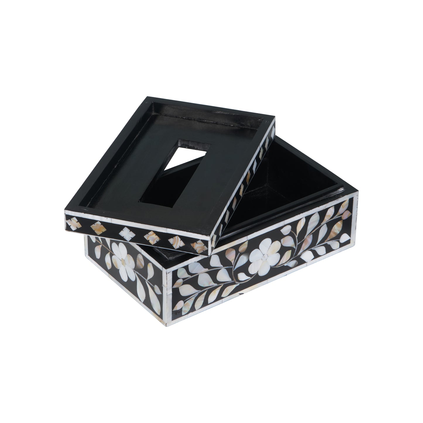 Patrick Mother of Pearl Inlay Tissue Box