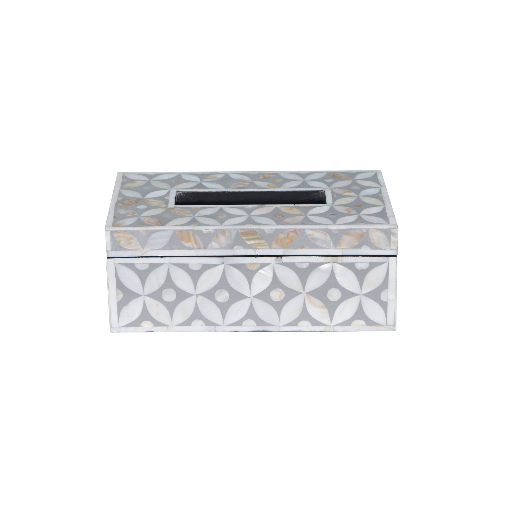 Rob Mother of Pearl Inlay Tissue Box