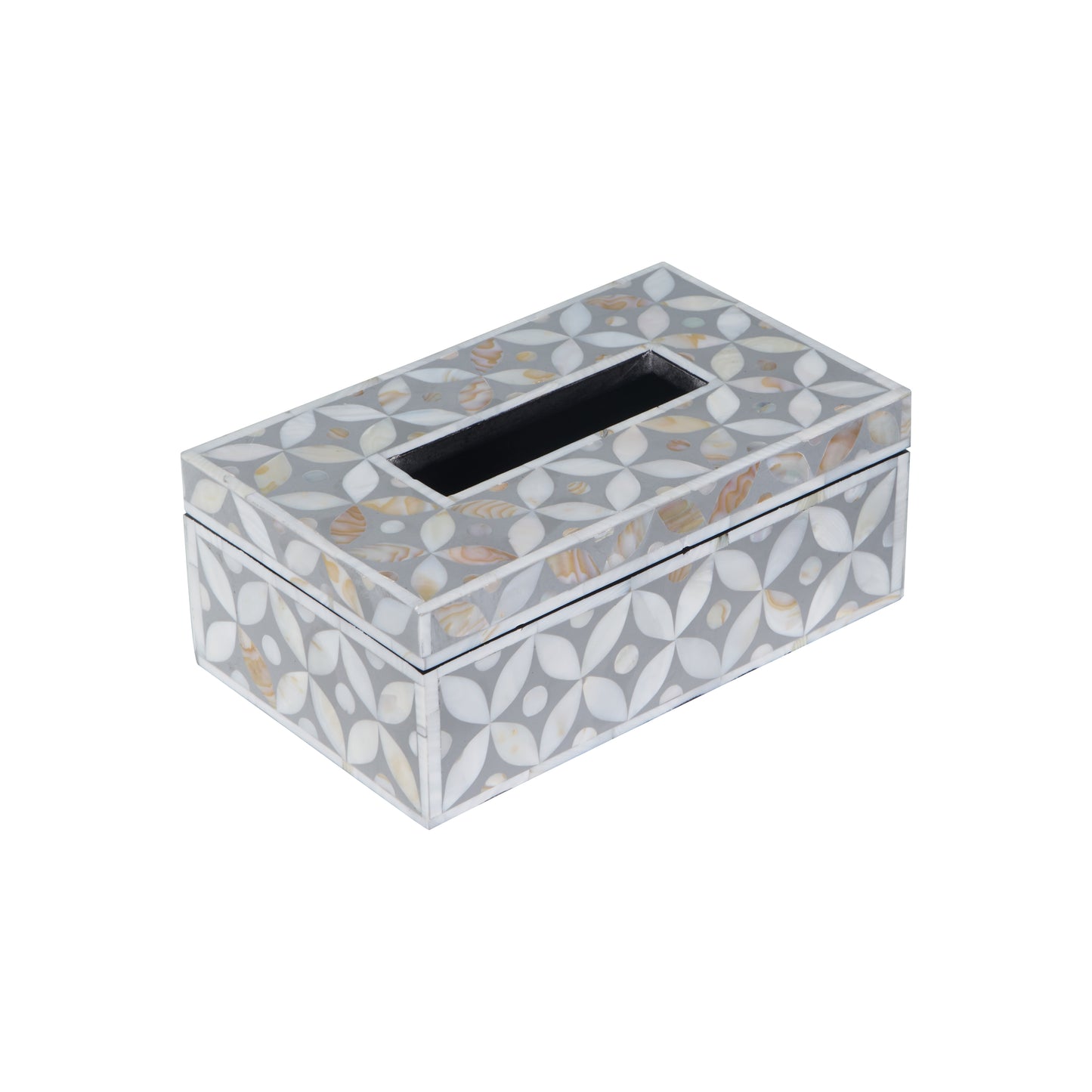 Rob Mother of Pearl Inlay Tissue Box