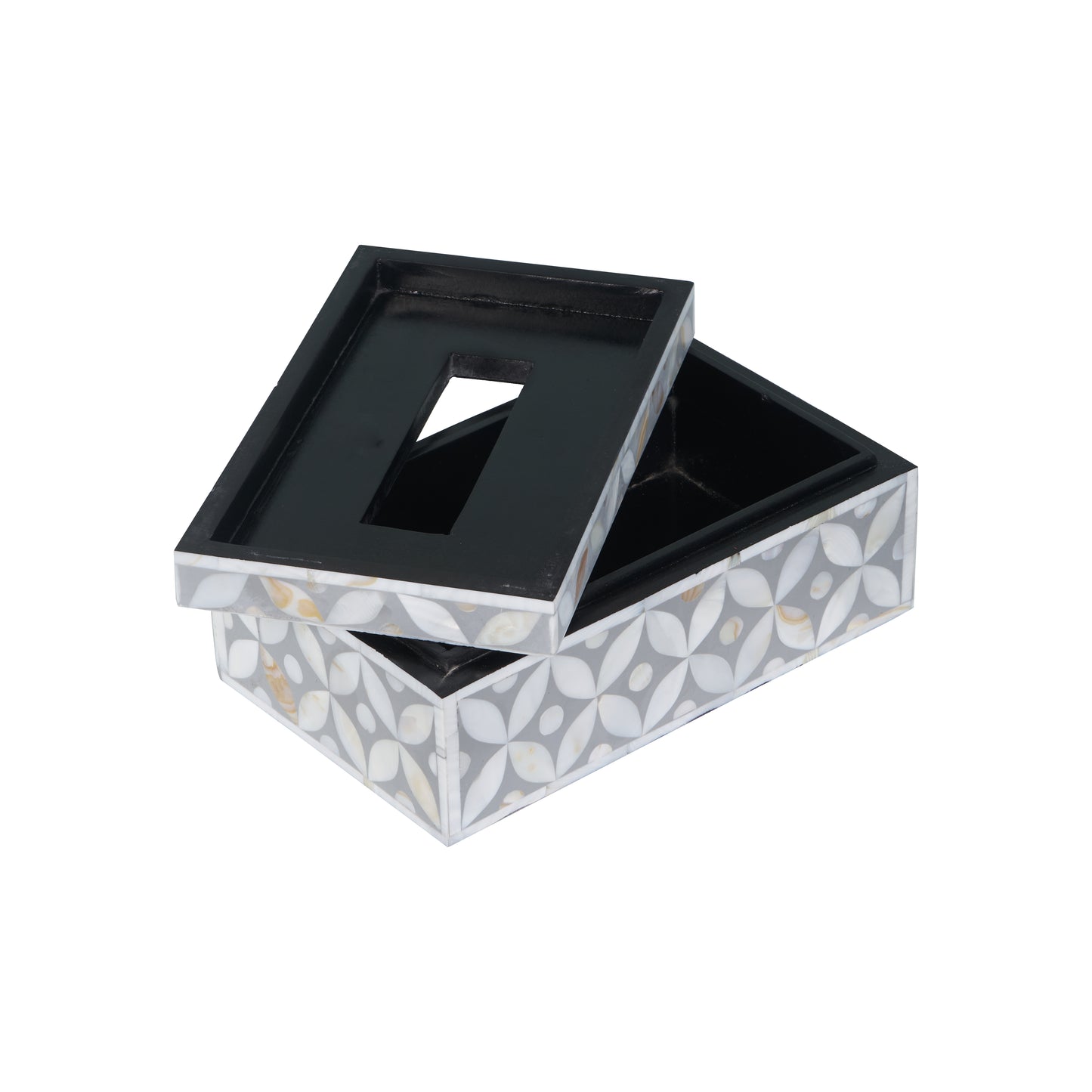 Rob Mother of Pearl Inlay Tissue Box