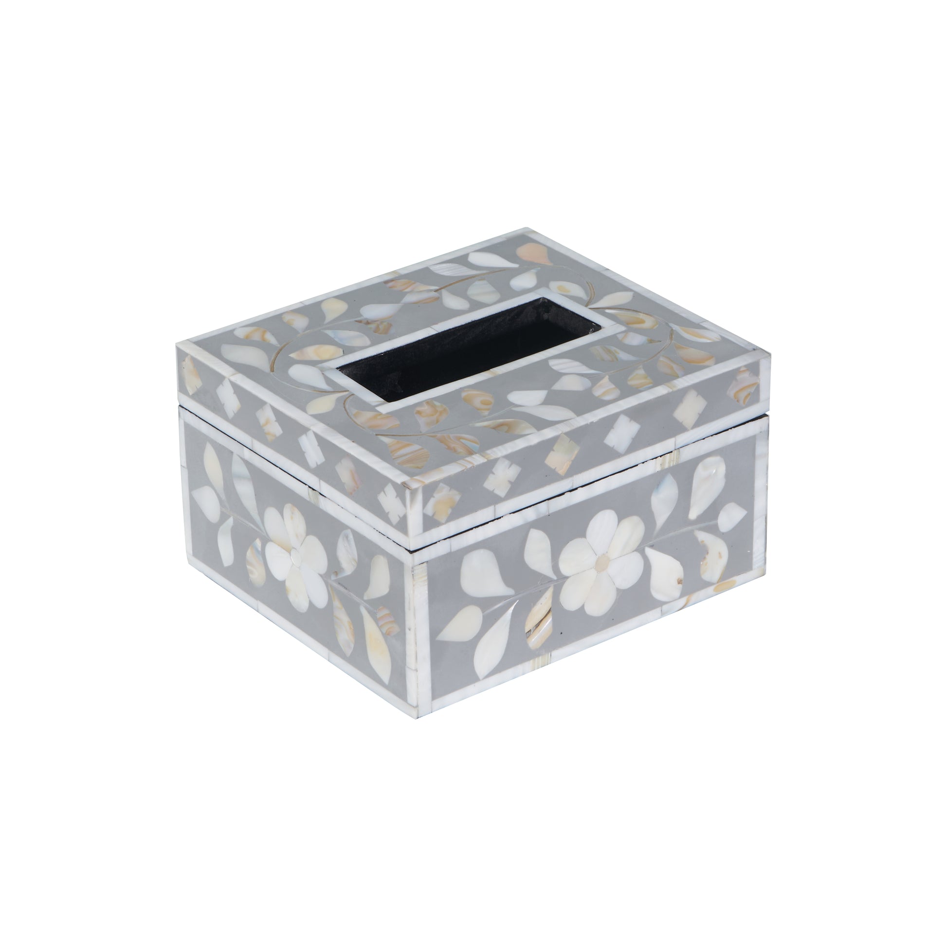 Jack Mother of Pearl Inlay Tissue Box