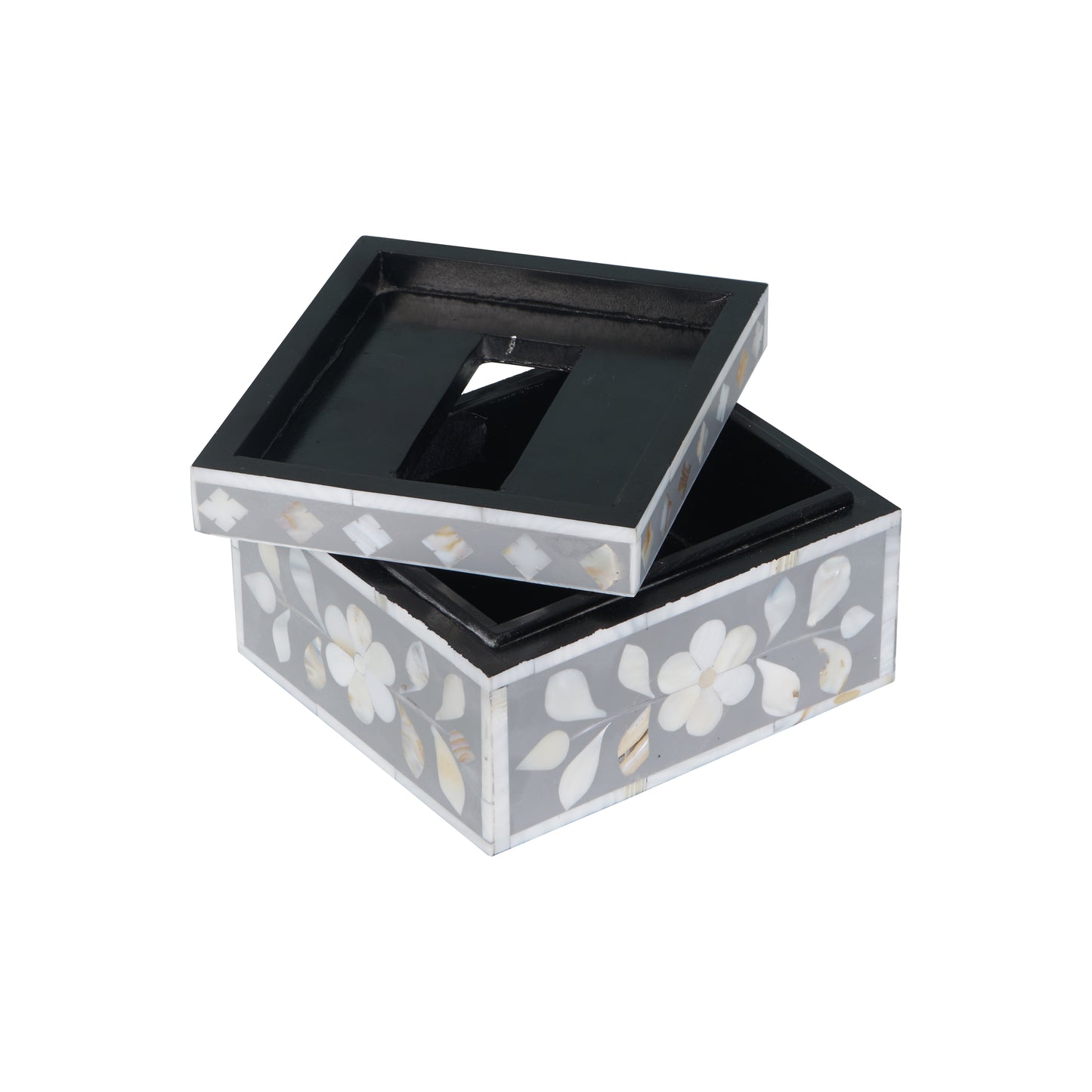 Jack Mother of Pearl Inlay Tissue Box