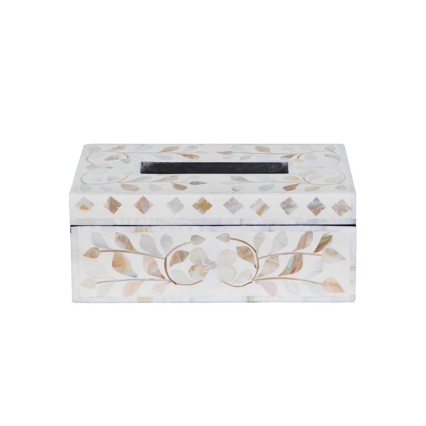 Melissa Mother of Pearl Inlay Tissue Box