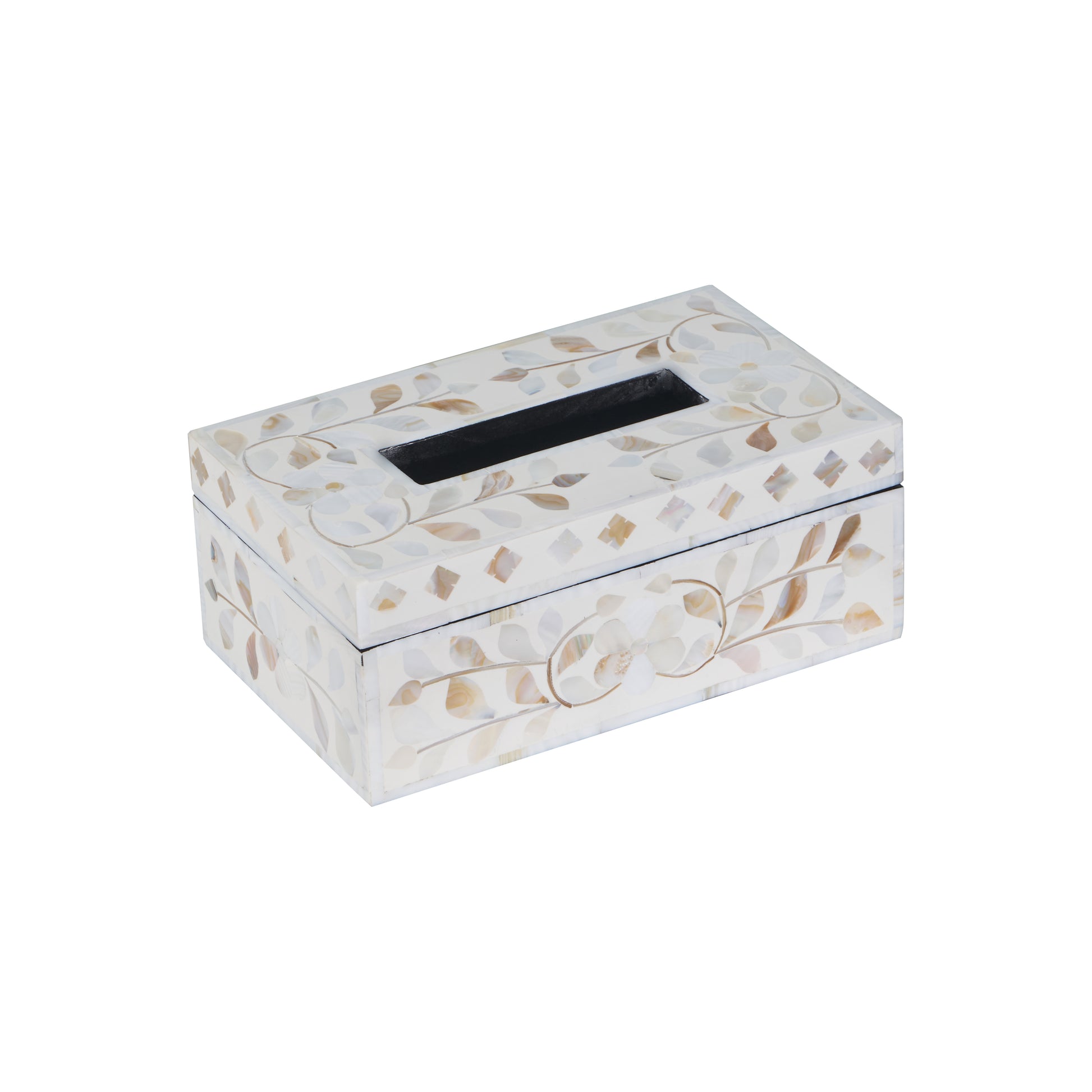 Melissa Mother of Pearl Inlay Tissue Box