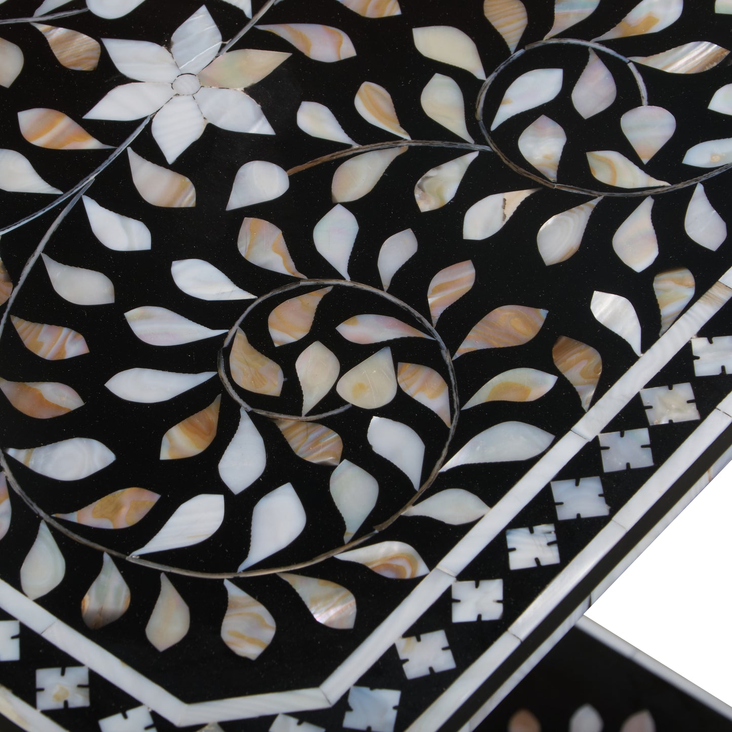 Lark Mother of Pearl Inlay Stool