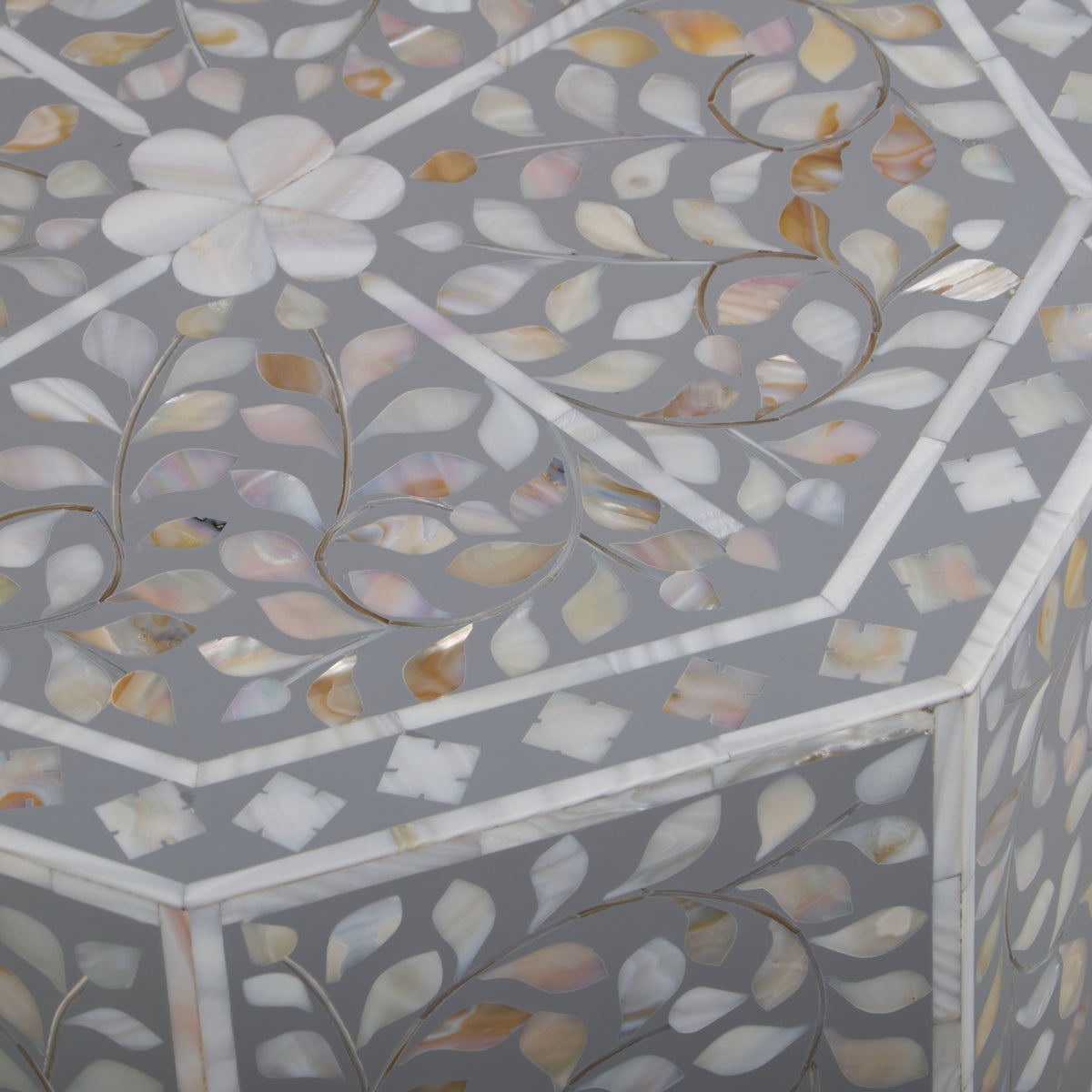 Bob Mother of Pearl Inlay Stool