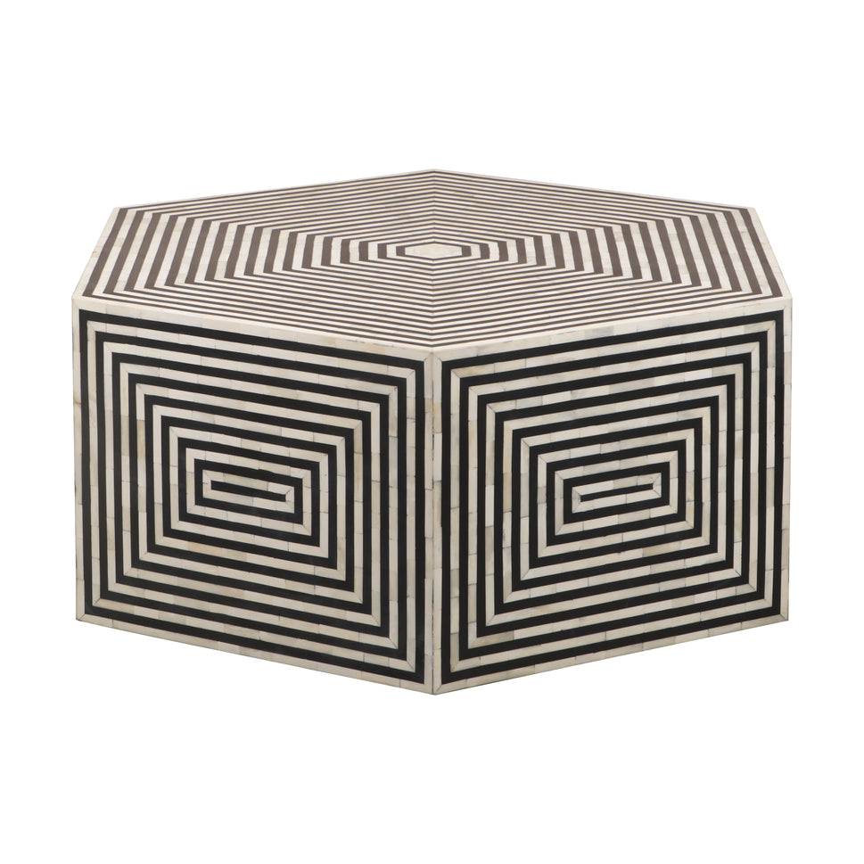 Meta Bone Inlay Coffee Table