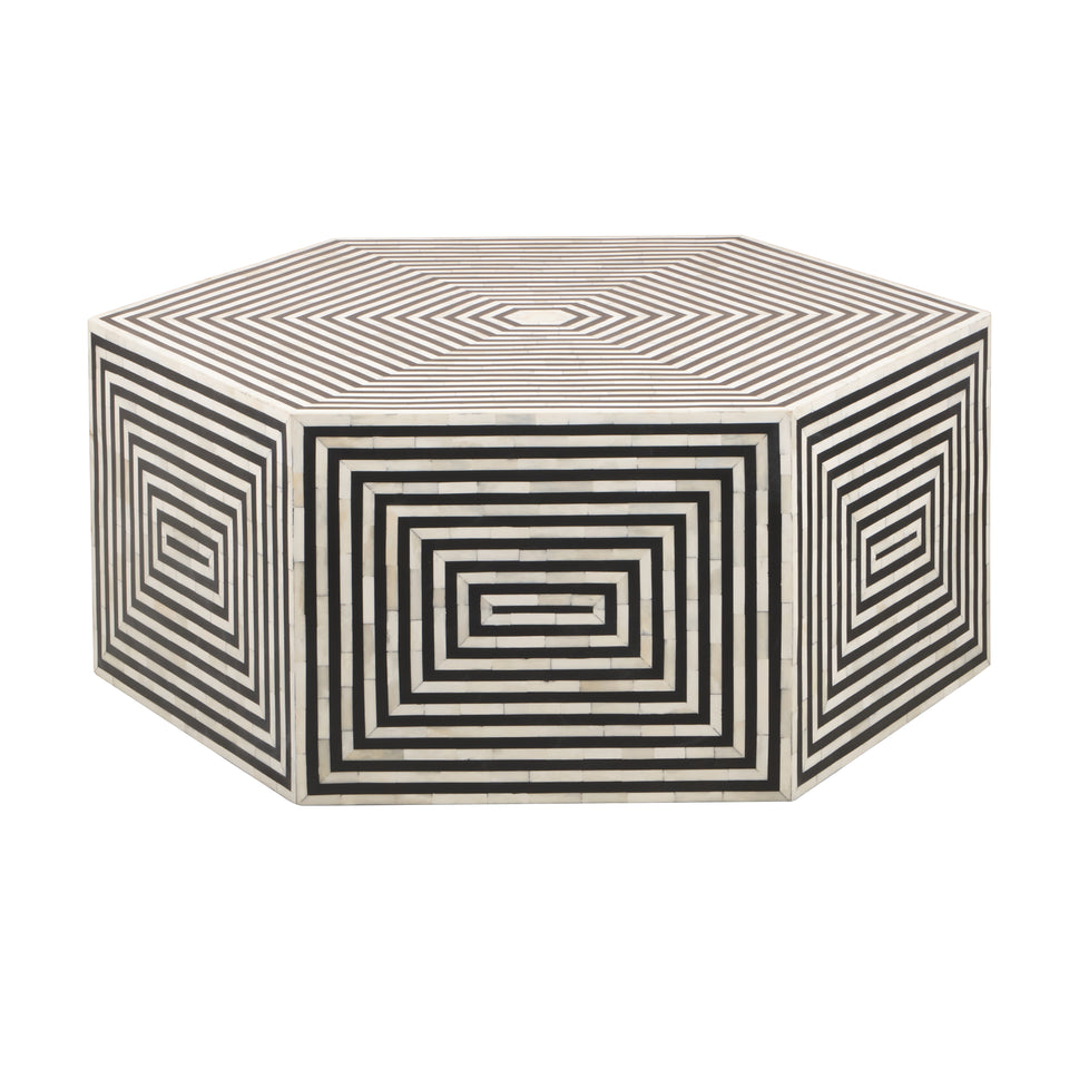 Meta Bone Inlay Coffee Table