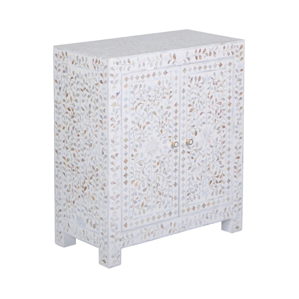 Thea Mother of Pearl Inlay Cabinet