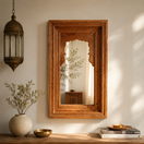 Switch Bryan Hand Carved Wooden Mirror 3 image