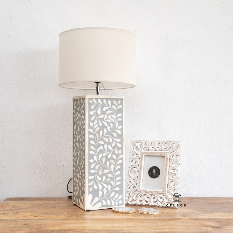 Aira Bone Inlay lamp with Shade