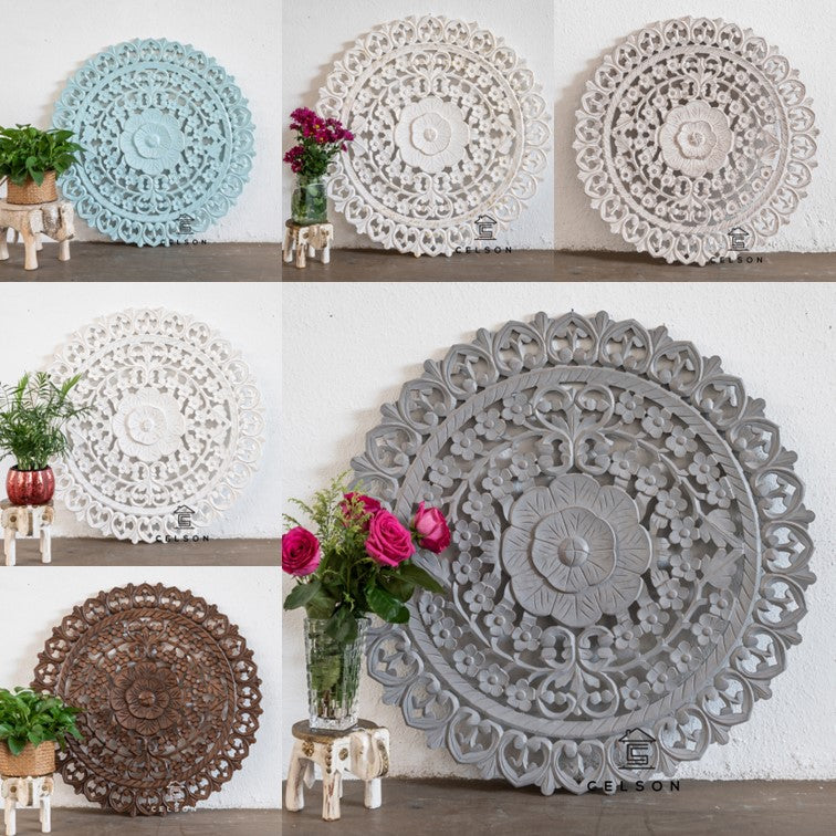 Niama Carved Wall Panel