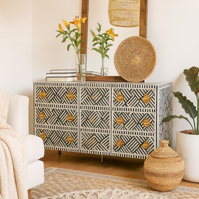 Aiman Bone Inlay Dresser