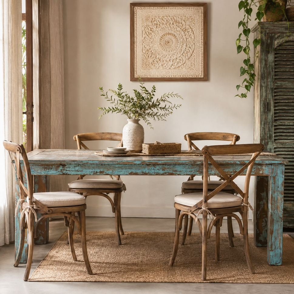 Jessie Reclaimed Wooden Dining Table